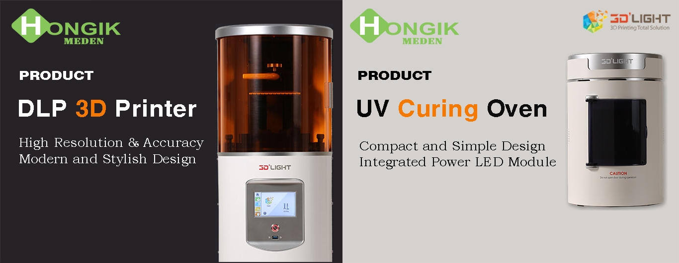 DLP 3D Printer and UV Curing Oven