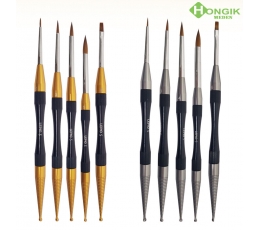 Bộ cọ đắp sứ Kolinsky cao cấp Lepio Brush Set (Gold/Silver)