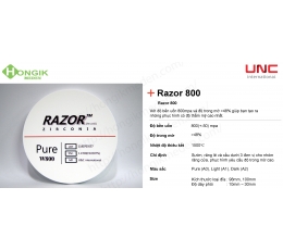 Phôi siêu trong Razor 800 MPa - UNC International