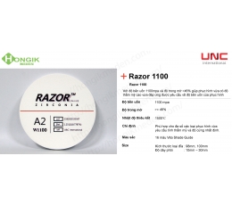Phôi trong Razor 1100 MPa - UNC International