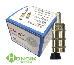 Pin 2 chấu bọc kim loại - SM - Pin Bowon Dental